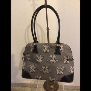 Dooney & Bourke Black/Grey Canvas Bag